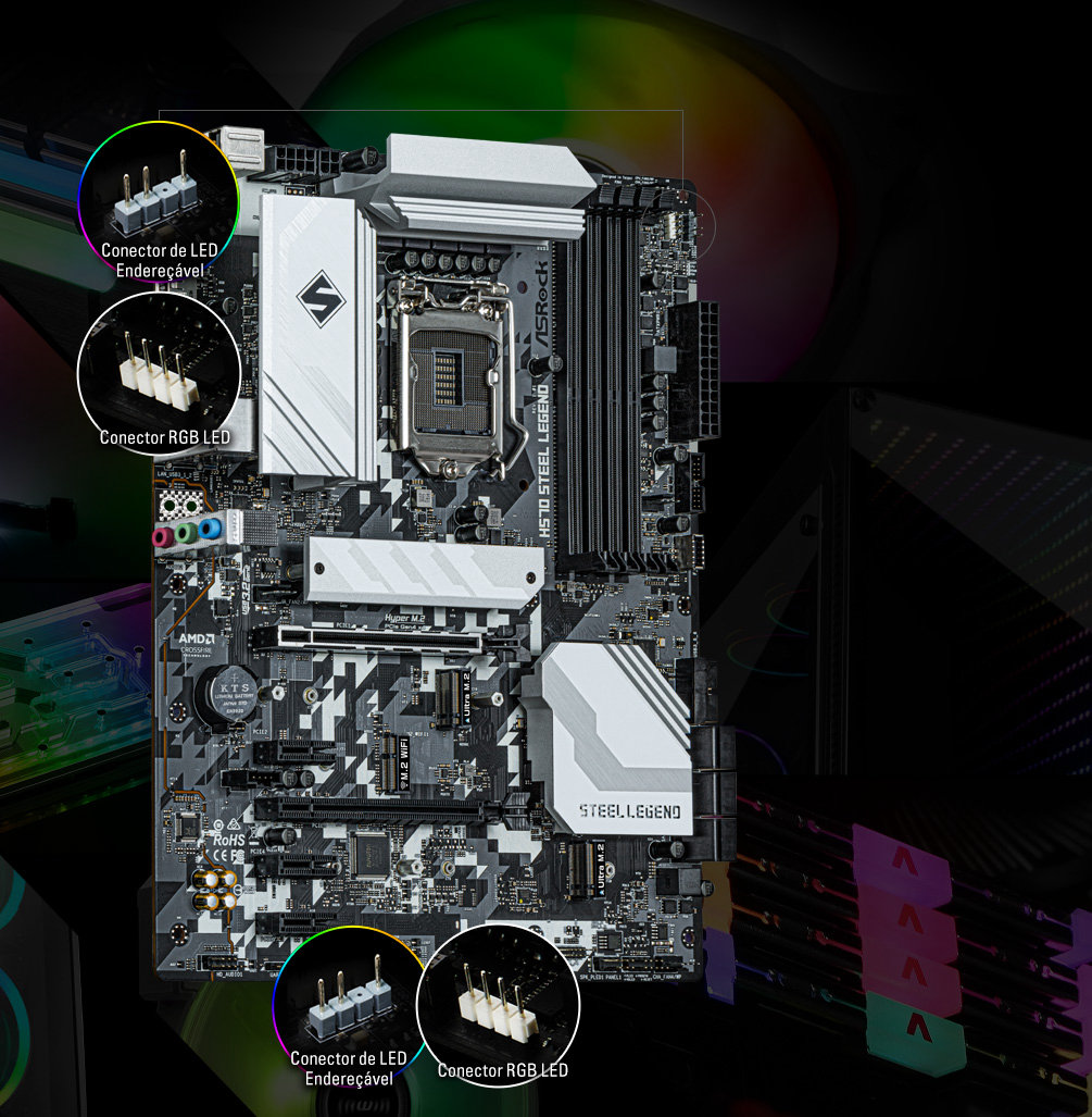 H570　STEEL LEGEND ATX マザーボード ASRock > H570 Steel Legend